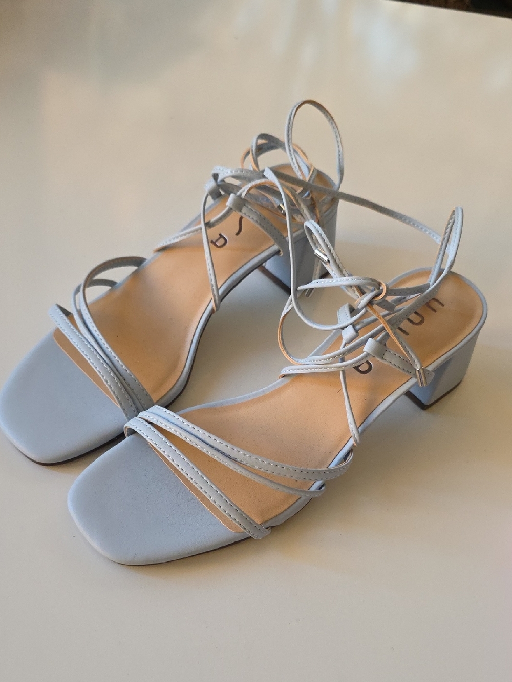 Unisa Pale Blue Strappy sandals.